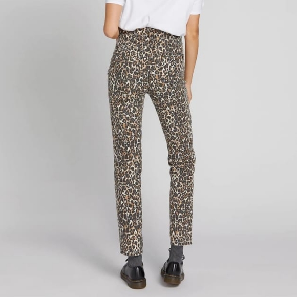 Volcom Super Stoned Skinny Leopard/Cheetah Print - Picture 2 of 5